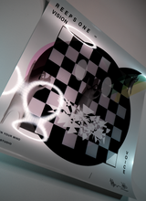 Load image into Gallery viewer, REEPS100 GHOST CHESS BOARD PRINT x R1 COLLECTION x SIGNED